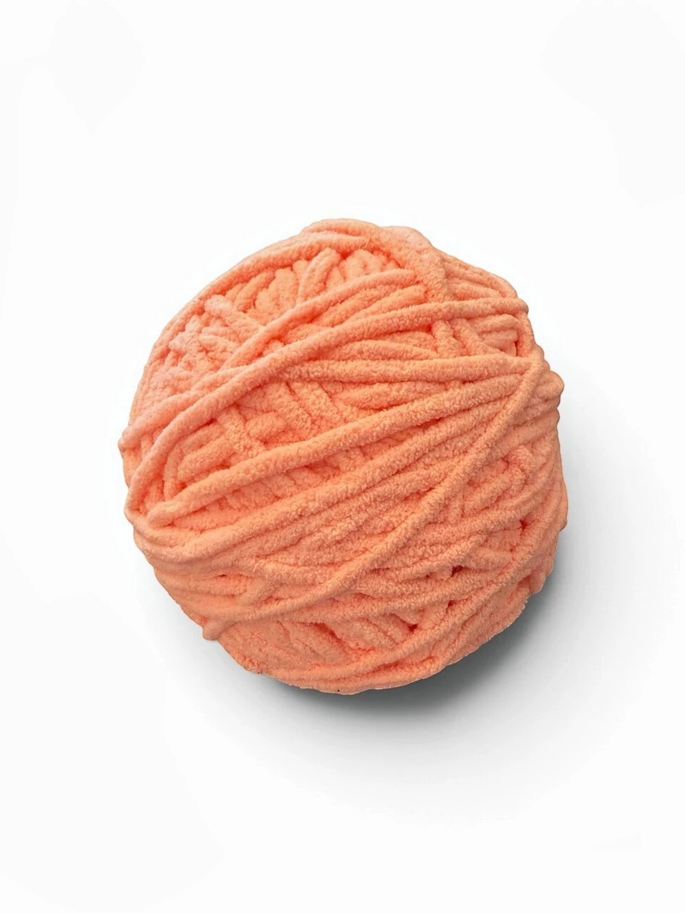 Super Bulky Yarn 1 Large Ball Skein Orange Knit Crochet Craft Projects Blanket